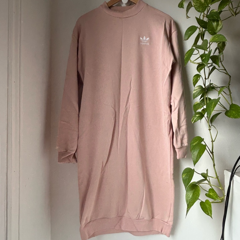 Adidas Light Pink Crew Neck Top